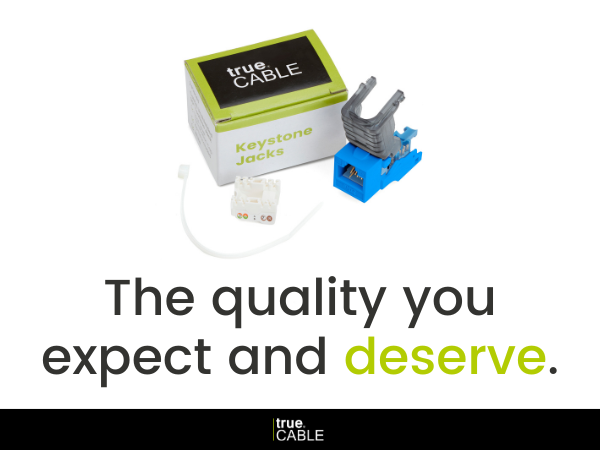 Unshielded Cat6A Toolless Keystone Jack - the quality you expect and deserve