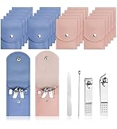 HAIFOTRVA 100 Sets Finger Nail Clipper Set Bulk,4 in 1 Adult Stainless Steel Travel Manicure Kit ...