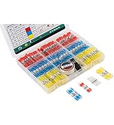 Intashi 140PCS Solder Seal Wire Butt Connectors with Solder Paste, Low-Melting-Point & Lead-Free ...