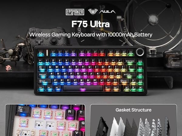 F75 Ultra wireless gaming keyboard