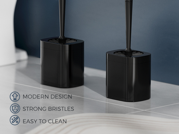 toilet brush and holder set