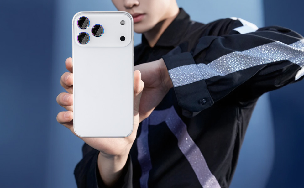 iphone 17 pro max camera lens protector glitter