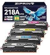 218A Toner Cartridges 4 Pack with Chip - 3301fdw Compatible Replacement for HP 218X 218A Color La...