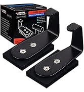 ULIBERMAGNET 2 Pack Strong Magnet Hooks Heavy Duty,Anti-Slip Rubber Coated Magnetic Hooks for Wre...