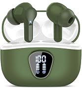 Wireless Earbuds, Bluetooth 5.4 Headphones HiFi Stereo, Bluetooth Earbuds with ENC Noise Cancelli...