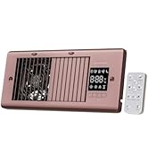 DEWENWILS Register Booster Fan, 4" x 10" Register Holes, 180° Adjustable Grille Vent Fan, Improve...