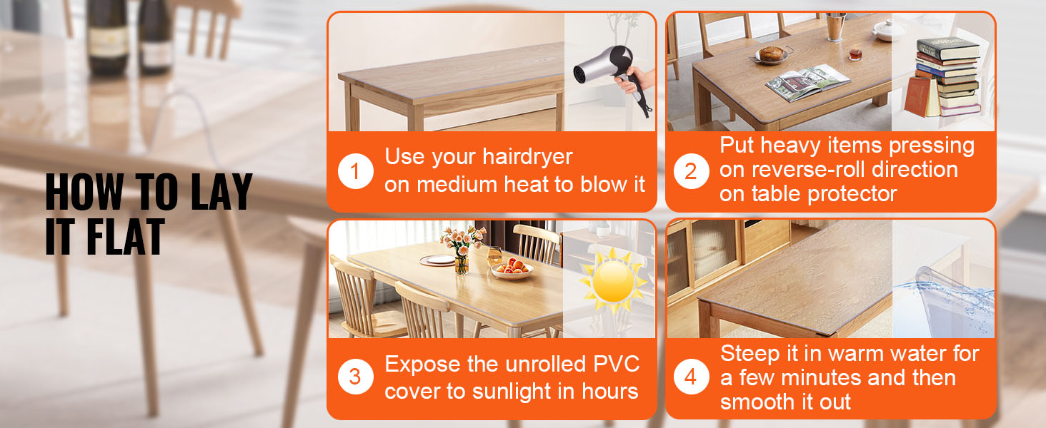 plastic table protector