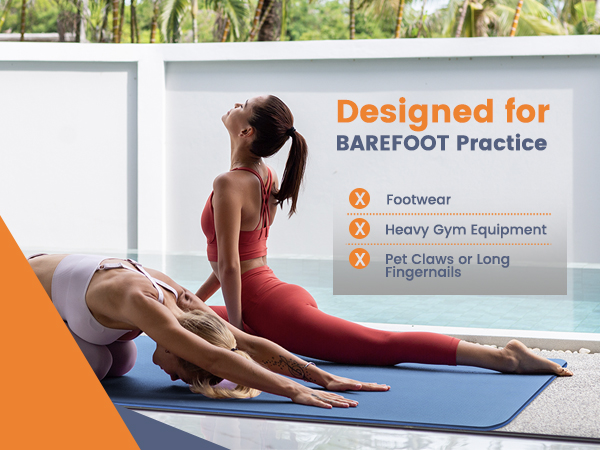 Designed for barefoot practice