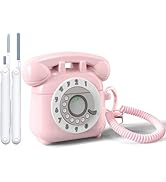 AIRSPO Compatible with Airpods 4 Case 2024 with Cleaner Kit, Retro Phone Design for AirPod 4th Ge...