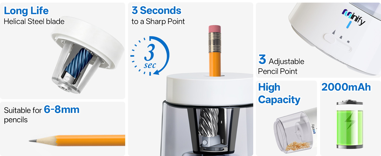 3 Adjustable Pencil Point