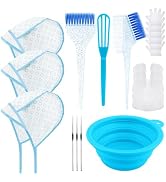 YOOVR 19PCS Hair Bleach Highlighting Kit with Hair Dye Brush and Bowl Set Color Whisk, Highlight ...