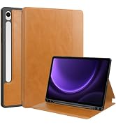 TANOVCEP Case for Samsung Galaxy Tab S9 FE/Tab S9 with S Pen Holder, Multi-Angle Viewing Stand Co...