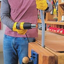 bending PVC with an HT1000 heat gun