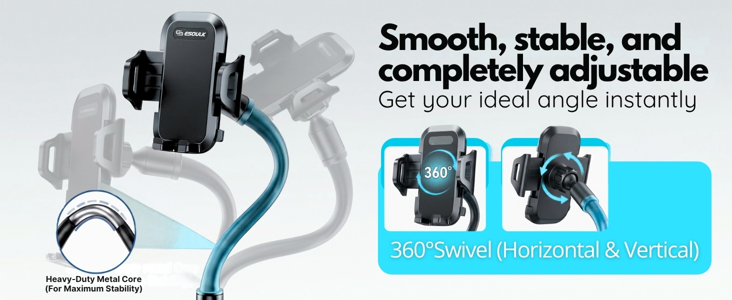flexible neck phone holder