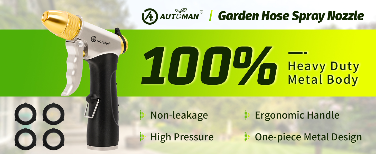 AUTOMAN adjustable garden watering nozzle