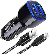 Car Charger for Samsung Galaxy A21 A11 A51 A20 A01 A10E A9 A50 A71 A12 A52 A15 A25 A14 A13 A53 A5...