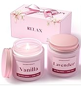 Waxcanpy Scented Candles for Women, Soy Candles for Home Scented, Candle Gift Set with Lavender &...