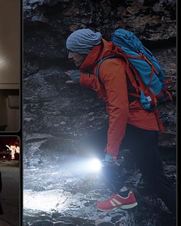Rechargeable Flashlights High lumens, 250000LM Powerful Tactical Flashlights