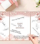 70th birthday guest book 70 birthday decorations for women