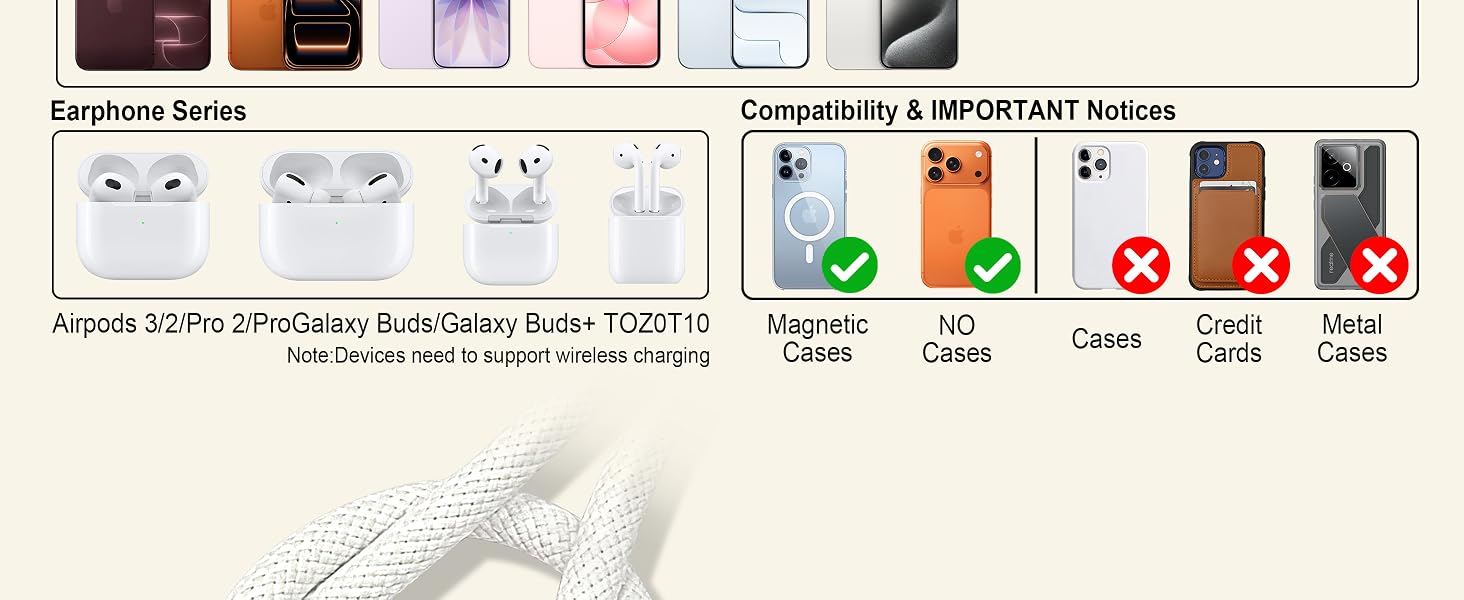 Compatible with iPhone 12-17 Series