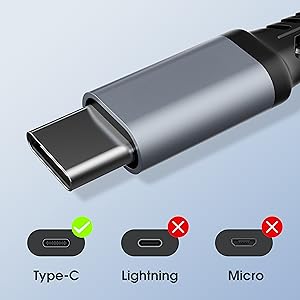 2-in-1 USB-C Splitter with 100W Fast Charging usb c y splitter,otg adapter usb c to usb-a otg