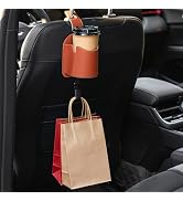 AOWIS Multifunctional Car Cup Holder + Car Phone Holder + Car Purse Hook,Multifunctional Hook for...