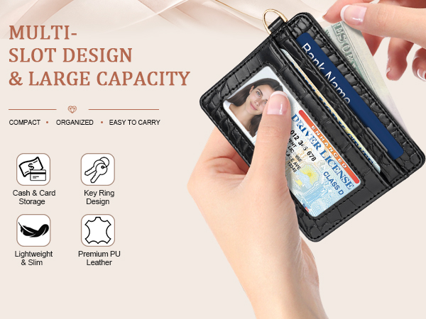 black card holder