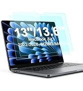 BSPROTE 2-Pack Anti Blue Light Screen Protector for MacBook Air 13.6/13 Inch (2022-2026, M2 M3 M4...