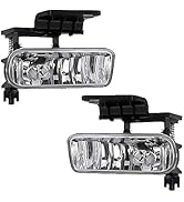 A ABIGAIL Driving Fog Lights Lamps Replacement for 1999-2002 Chevy Silverado, 2000-2006 Chevy Sub...