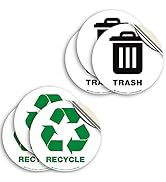 iSYFIX Recycle Sticker for Trash Can – 6 pack 5 inch - Premium Self-Adhesive Vinyl, Laminated for...