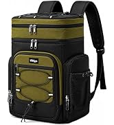 Trenluva Backpack Cooler Insulated Leak Proof, 52 Cans Large Capacity Cooler Bag with Double Comp...