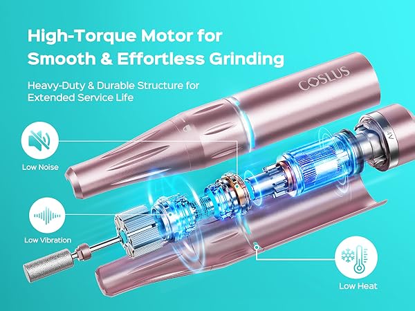 High-Torque Motor Delivers Up to 3X Faster, Smoother Grinding