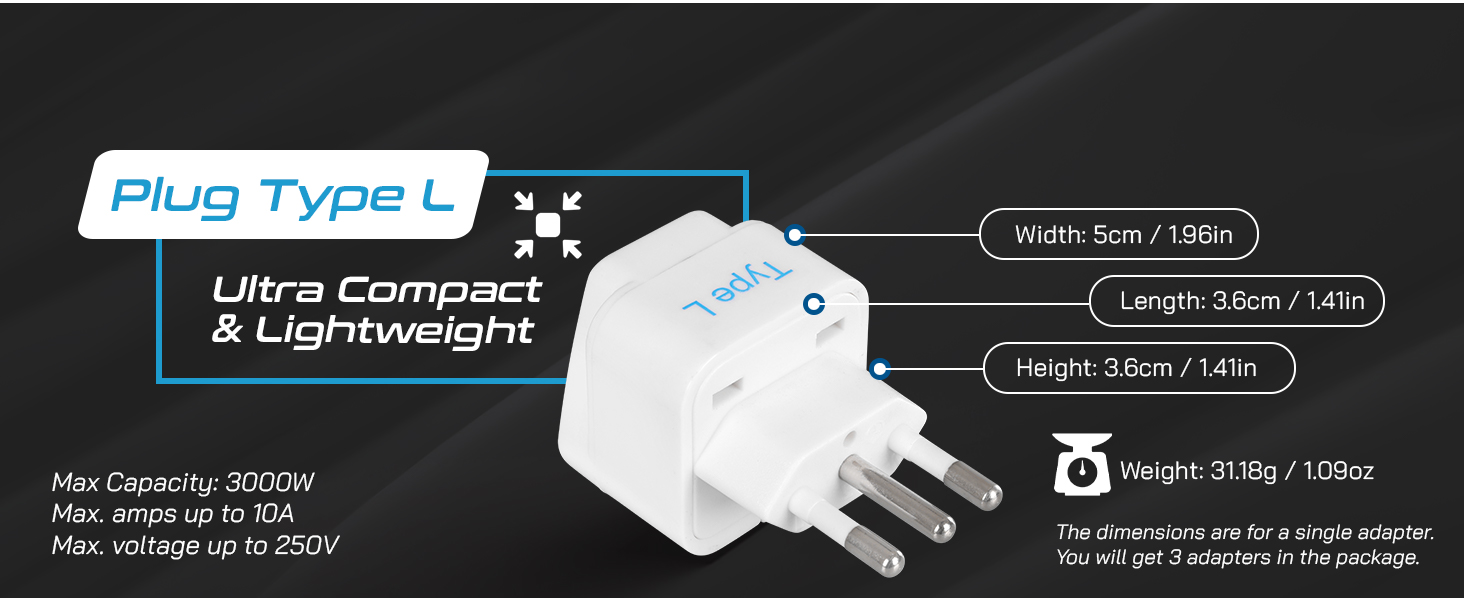 plug adapter for italy