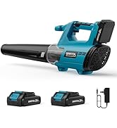 GARTOL Cordless Leaf Blower, 600CFM 190MPH, Brushless Motor, 6-Speed, 2×20V Batteries & Charger, ...
