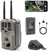 GardePro E8 2.0 Pro WiFi Trail Camera (Non-Cellular), Dual Antennas, Stable Connection, 4K Video,...