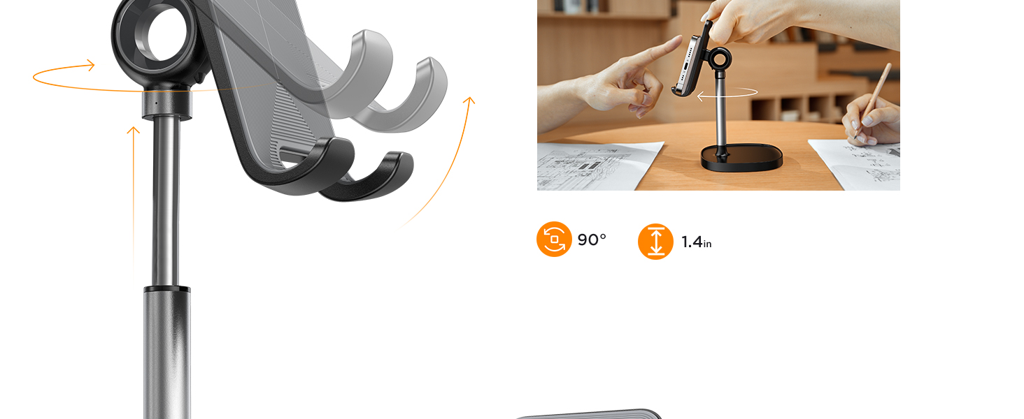 Office desk accessories phone stand