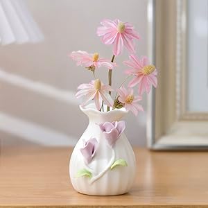 living room shelf decor ceramic flower vase hand painted ceramic flower vase for coffee table
