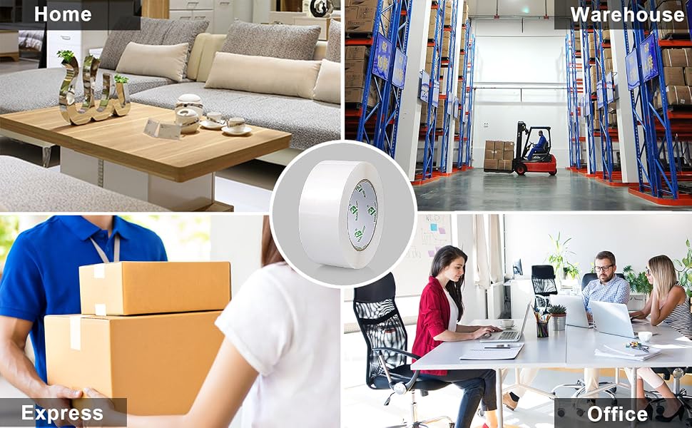 white shipping tape