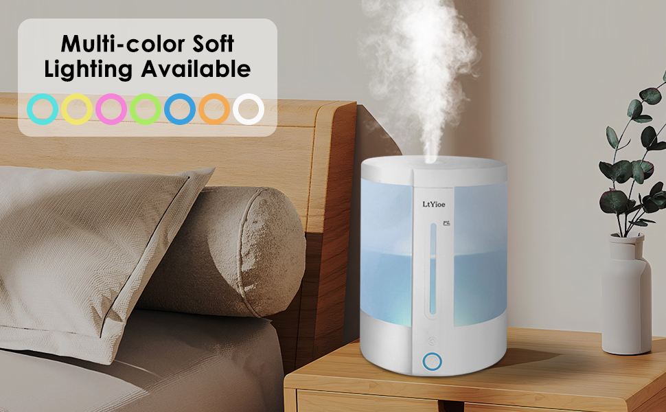 Multi-color Soft Lighting Available