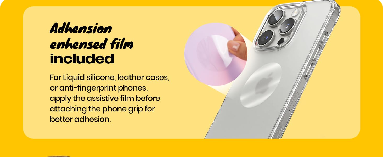 Adhesion enhanced film
