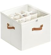 StorageWorks Shoe Organizer for Closet, Fits up to 16 Pairs, Shoe Cubby Storage Containers with A...