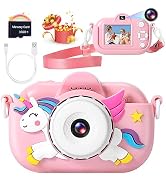 Kids Camera for Toddler Girls Boys Aged 3-9, YEEHAO 32MP Kids Toys Digital Camera 3 4 5 6 7 8 9 Y...