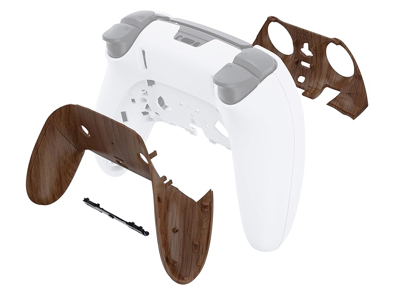 eXtremeRate Top Bottom Decorative Trim Shell For ps5 Edge Controller Replacement Shell Plates Cover