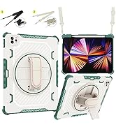 Junfire Armor Case for iPad Air 5th/4th Gen 10.9 inch 2022/2020, iPad Pro 11 Protective Shockproo...