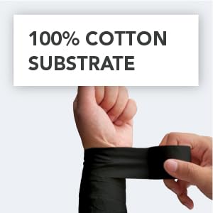 100% cotton substrate