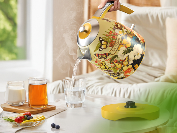 Hazel Quinn 1.7L Floral Printed Electric Kettle