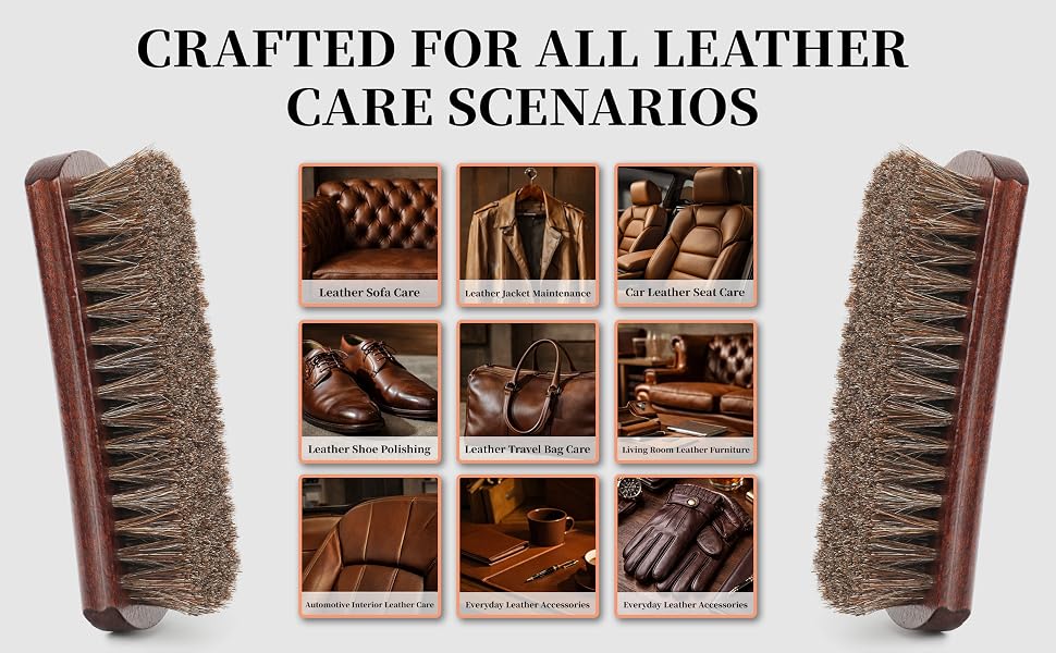 Horse Hair Shoe Brush
