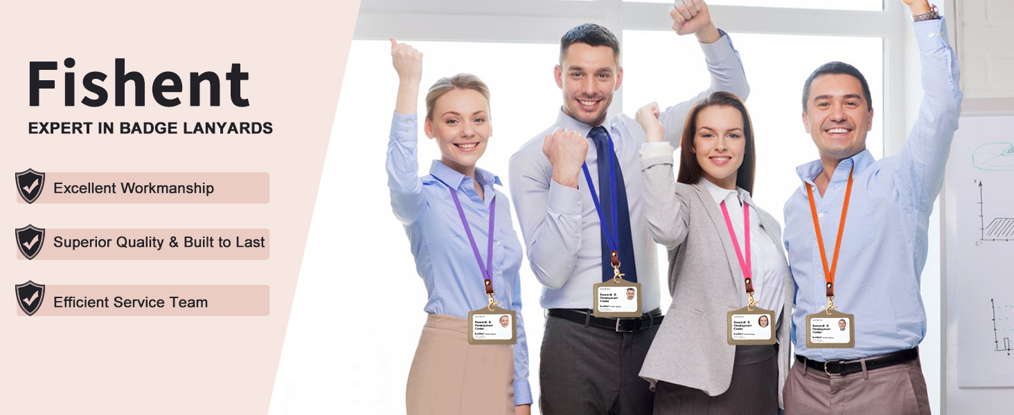 lanyards are securely fastened to your neck