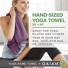 Gaiam Yoga Hand Towel