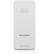 Raddy R8 Indoor Outdoor Wireless Remote Sensor, for WF-50 Home Weather Station